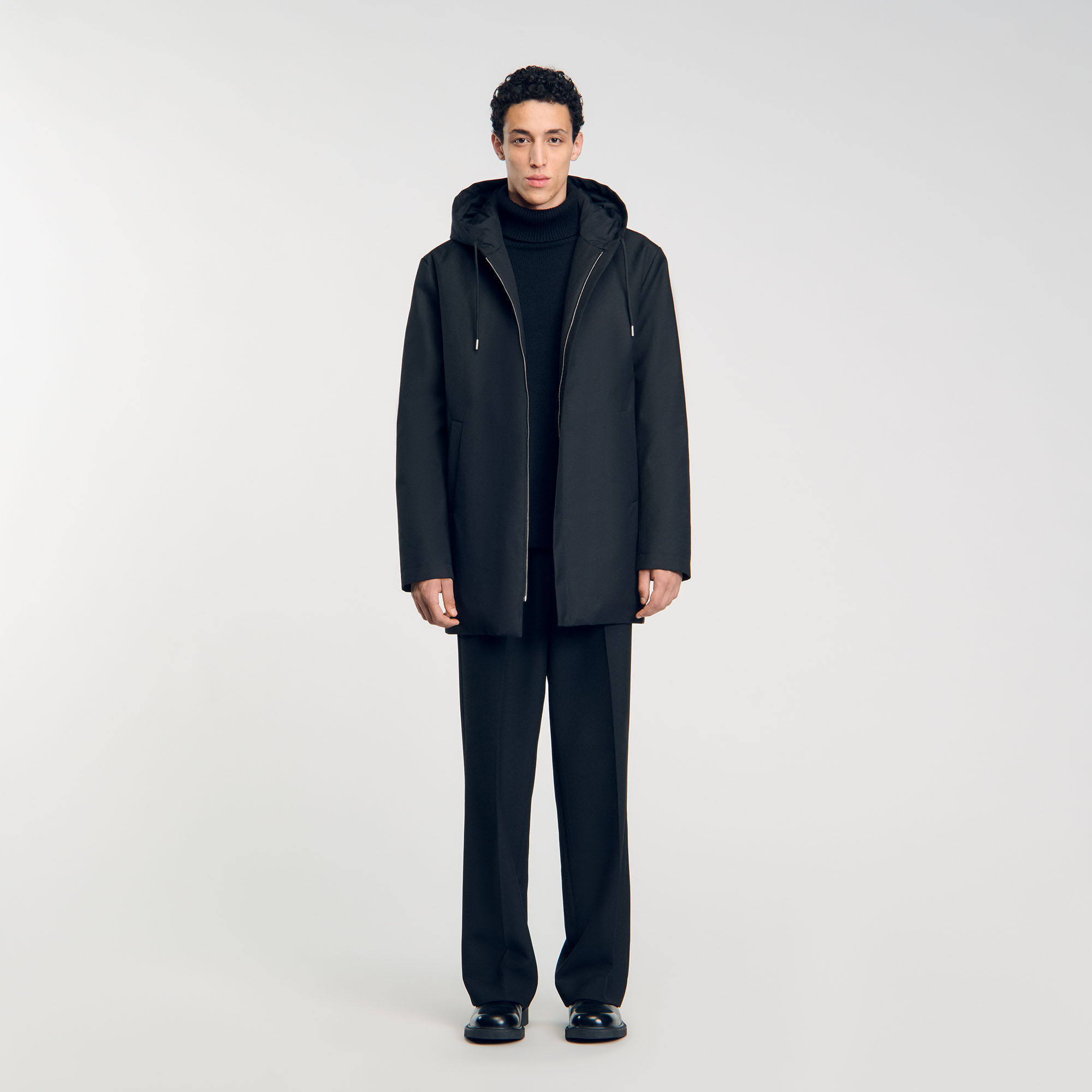Höjd parka med zip
