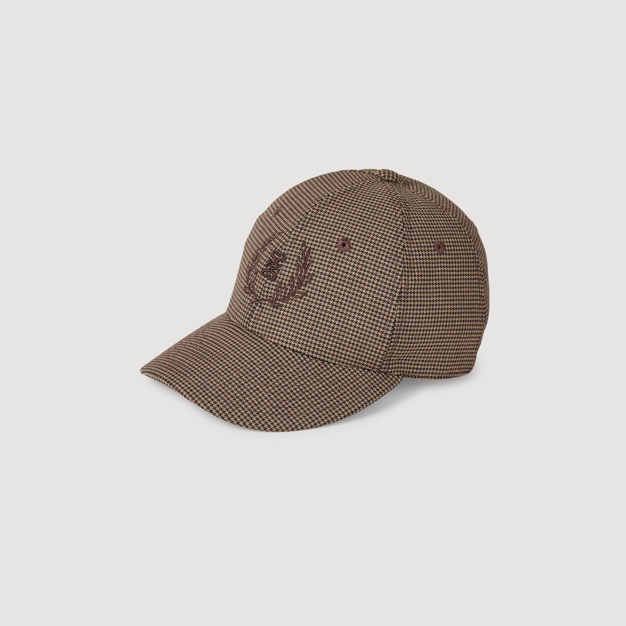 Houndstooth-mönsterhatt
