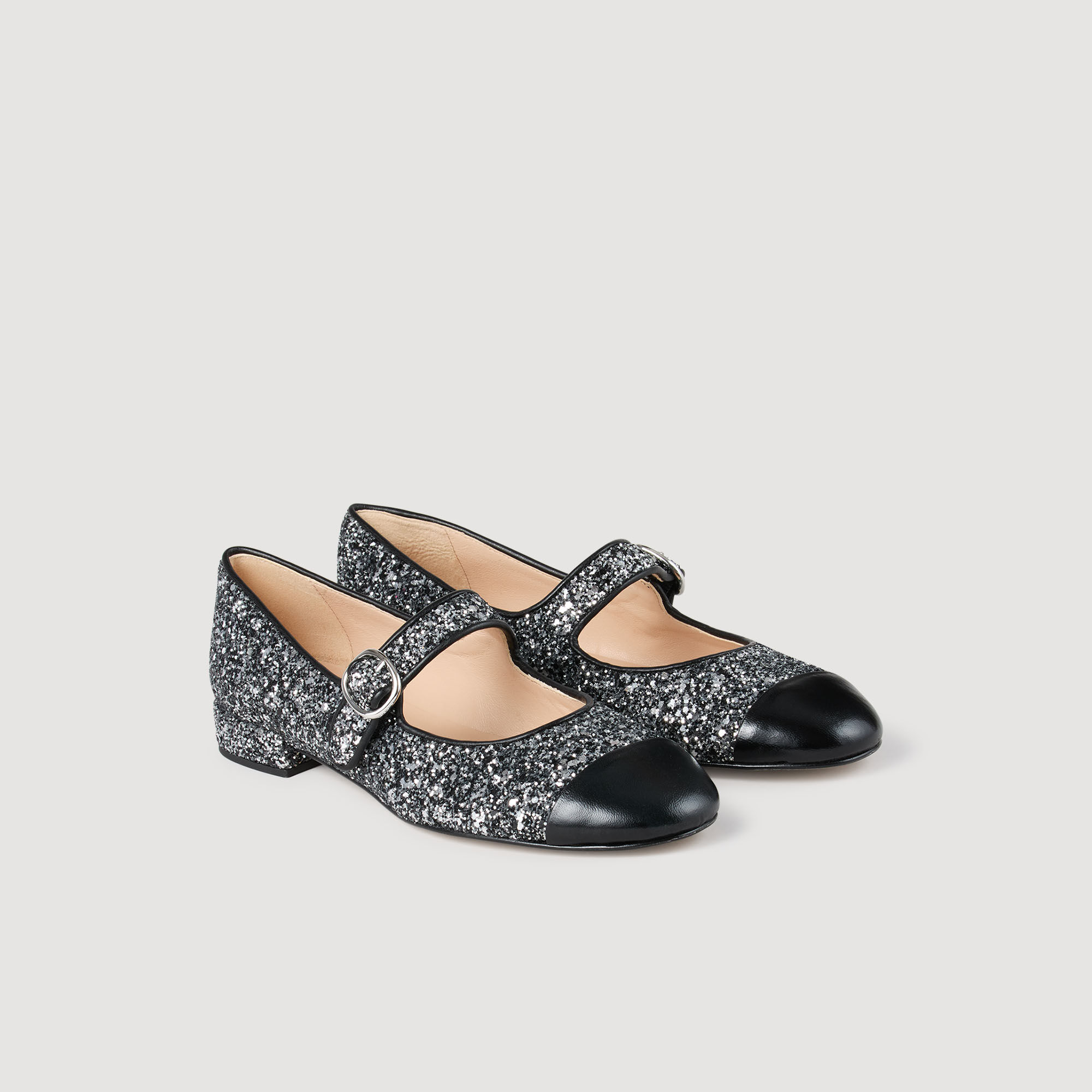 Glitter-balletskor