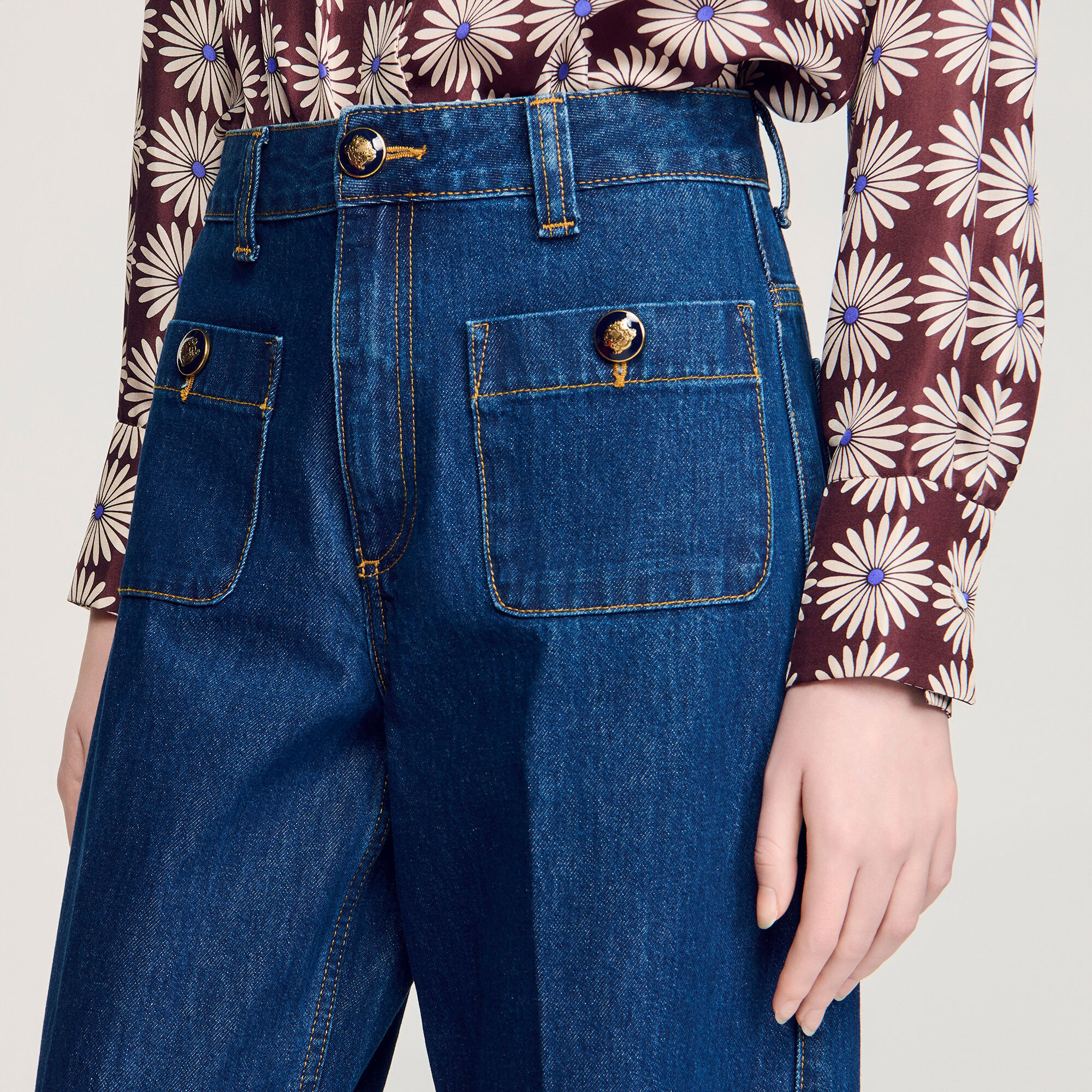 Rå raka fickjeans