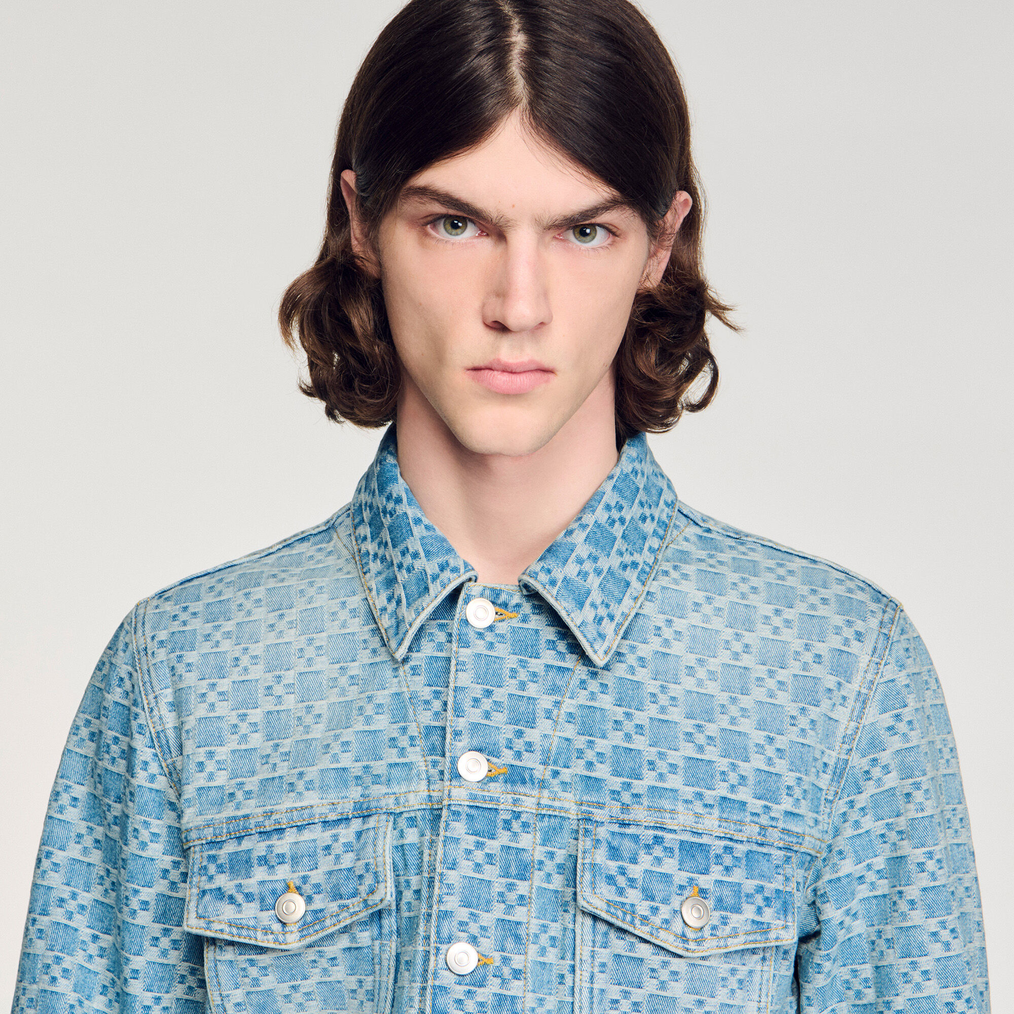 Square Cross jeansjacka