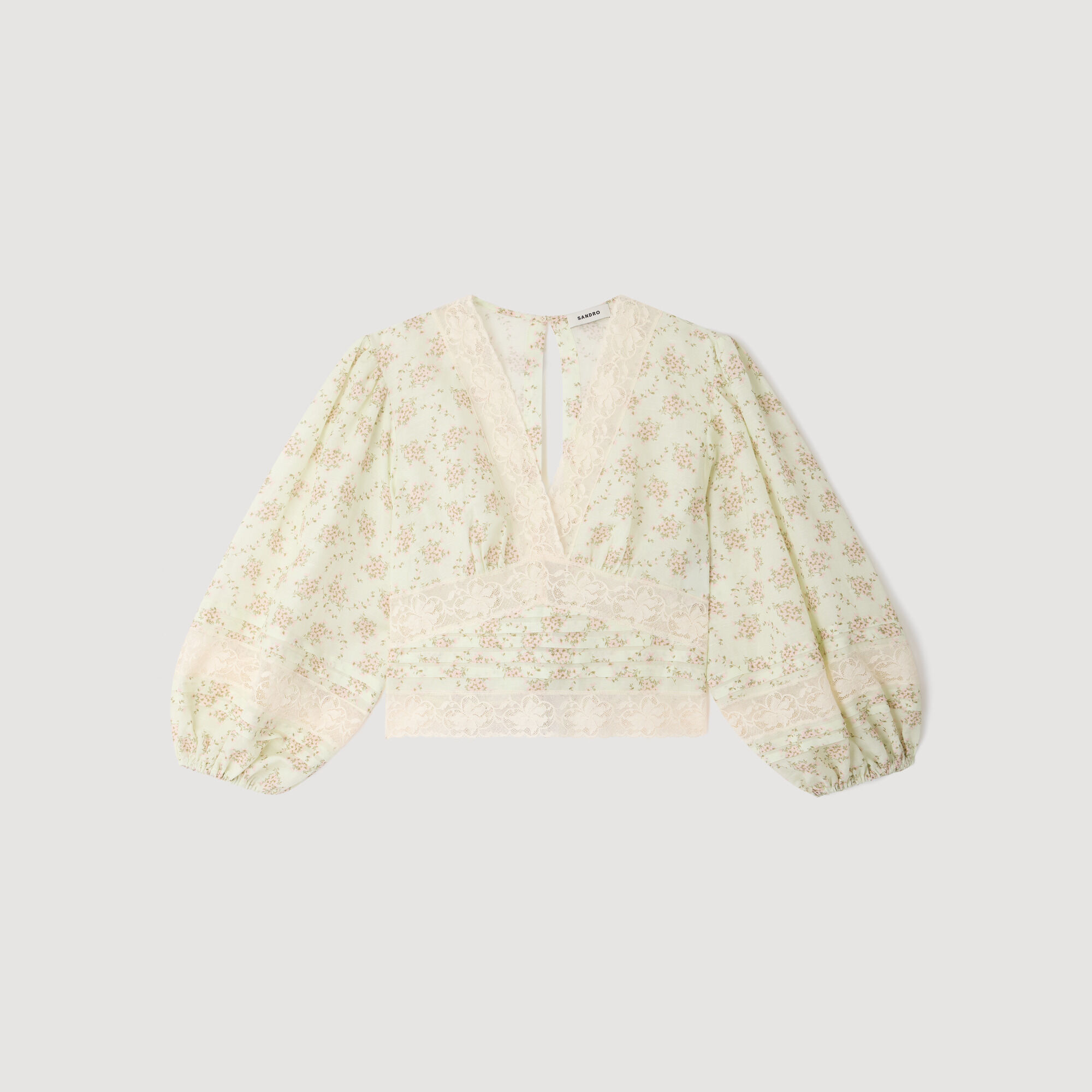 Blomstercrop top