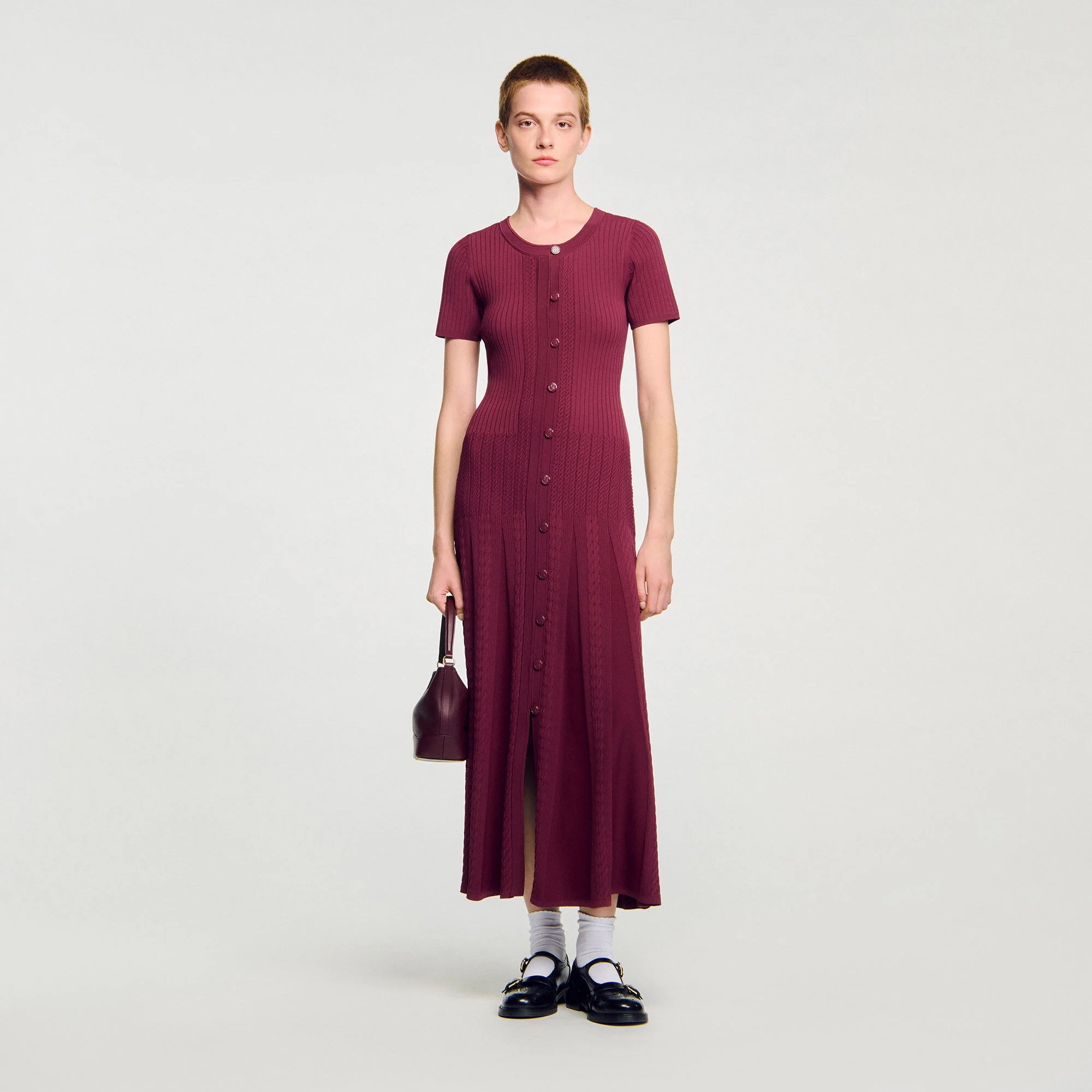 Garnvävd maxi dress