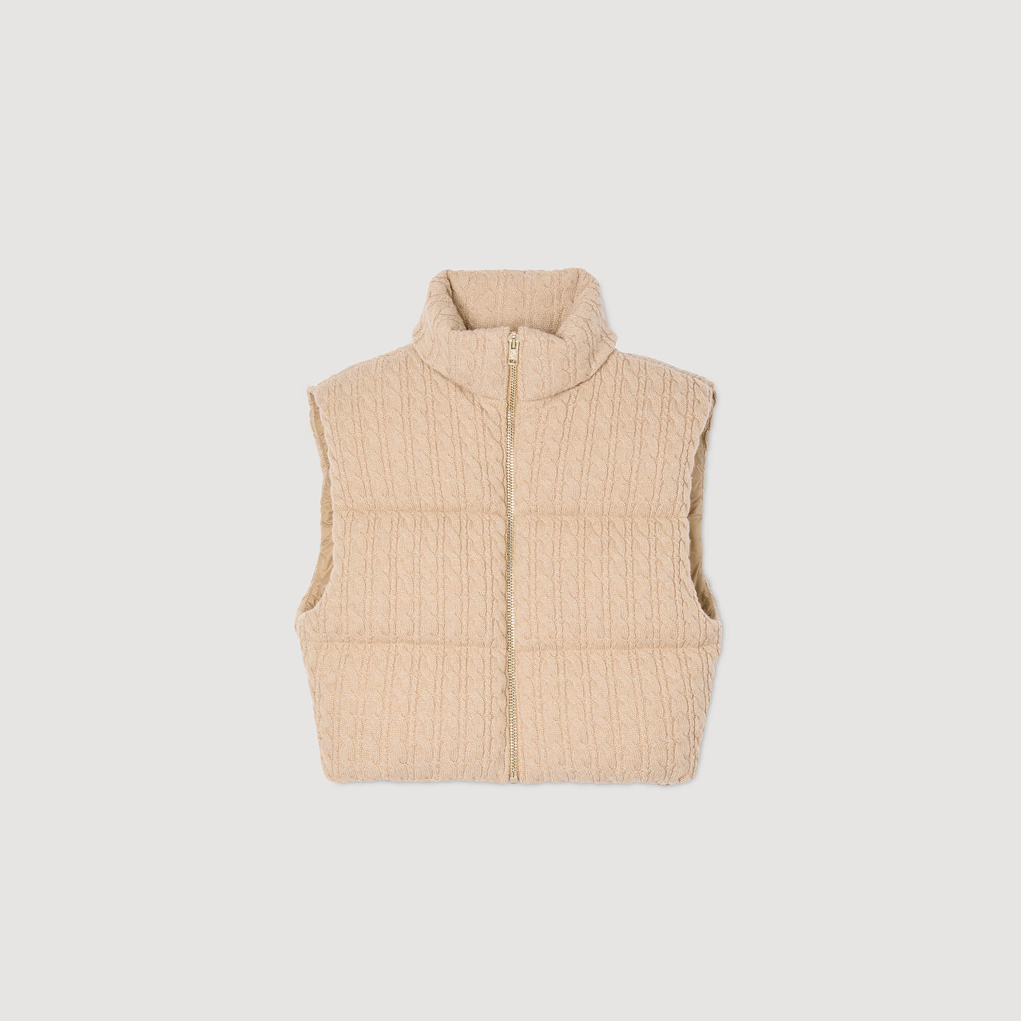 Kortärmad foderad vest