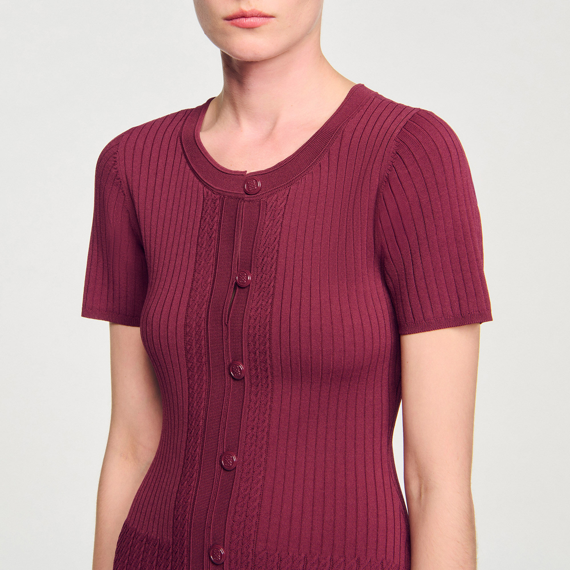 Garnvävd maxi dress