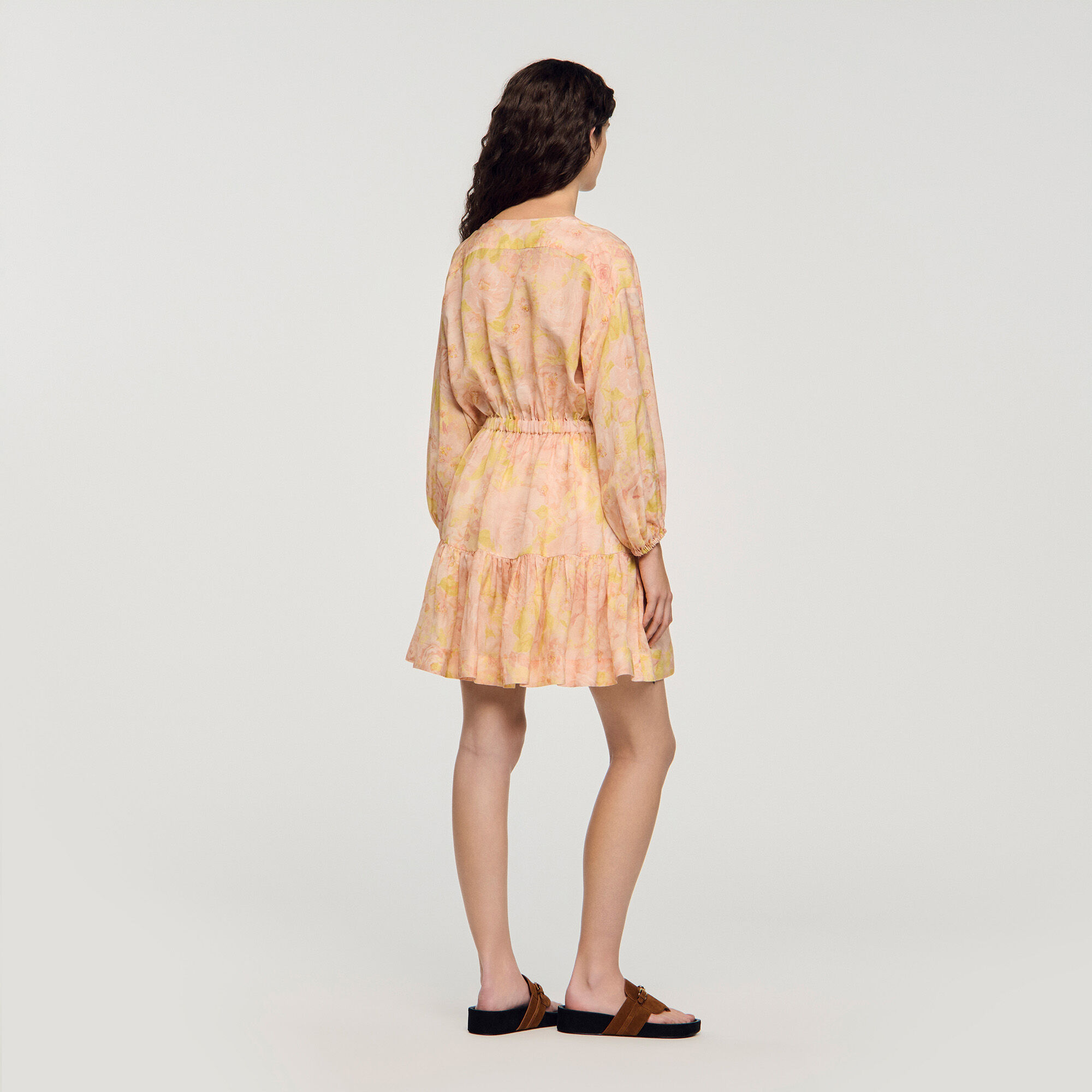 Blomstermönstrad minidress