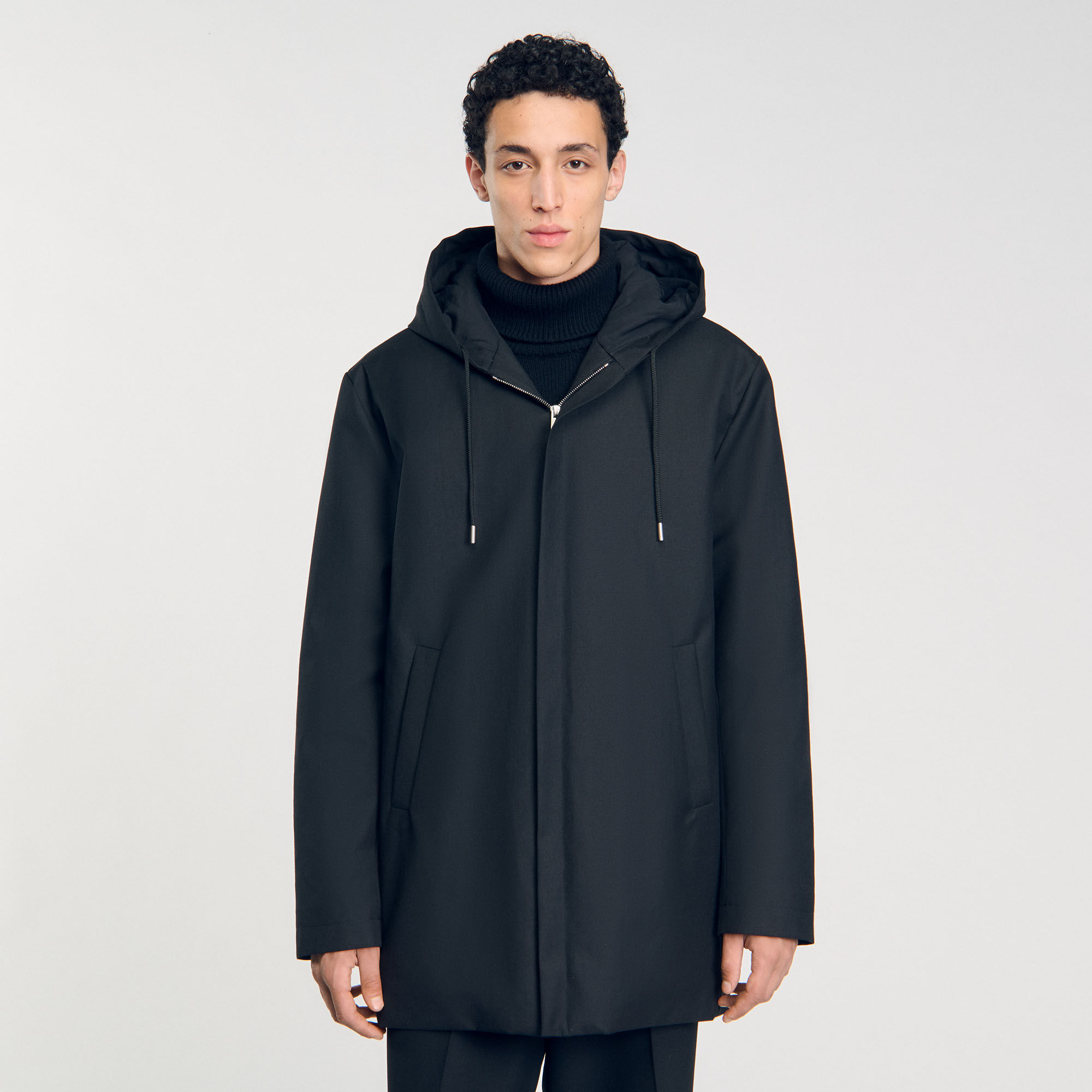 Höjd parka med zip