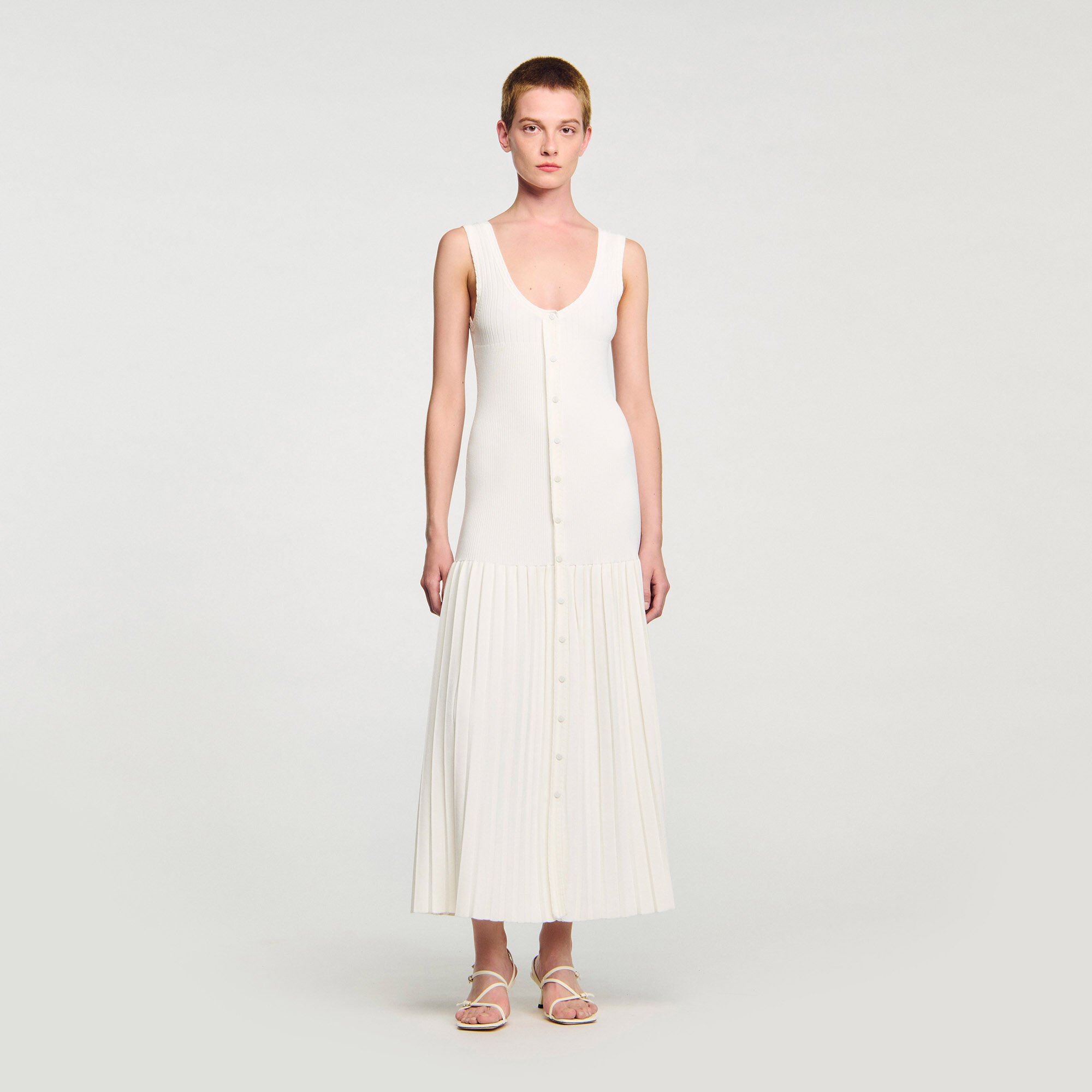 V-hals strumpdress