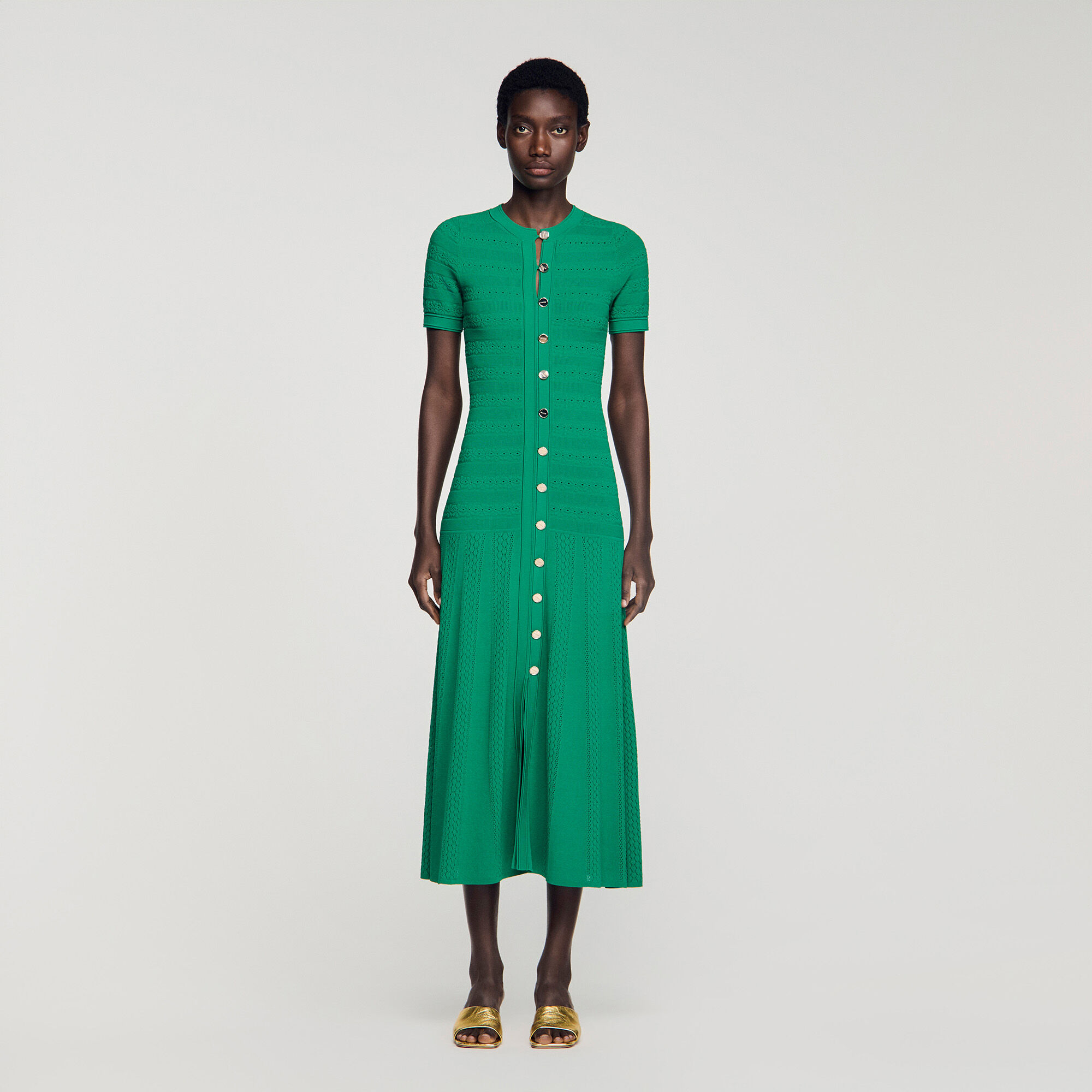 Garnknytt maxi dress
