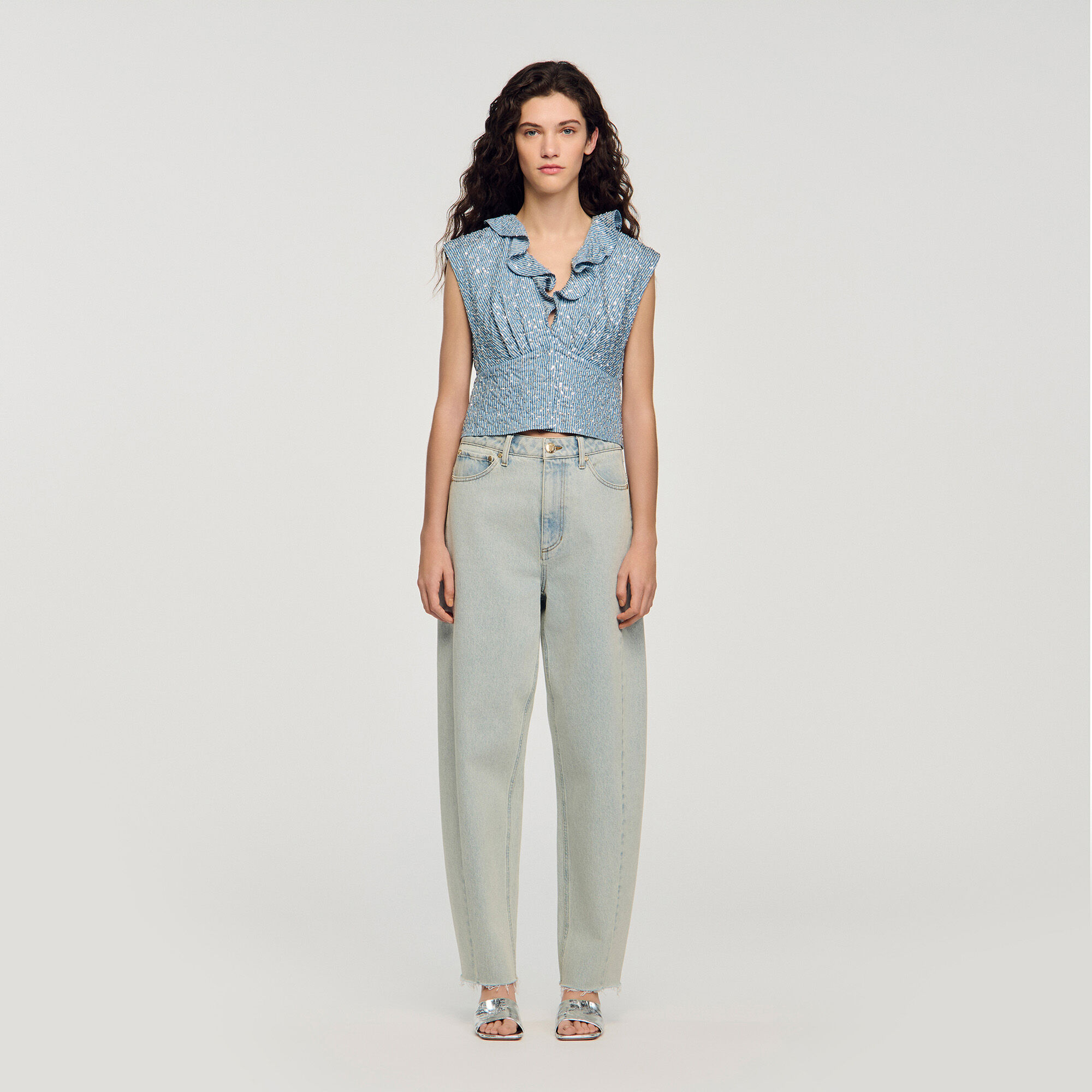 Glittrig topp