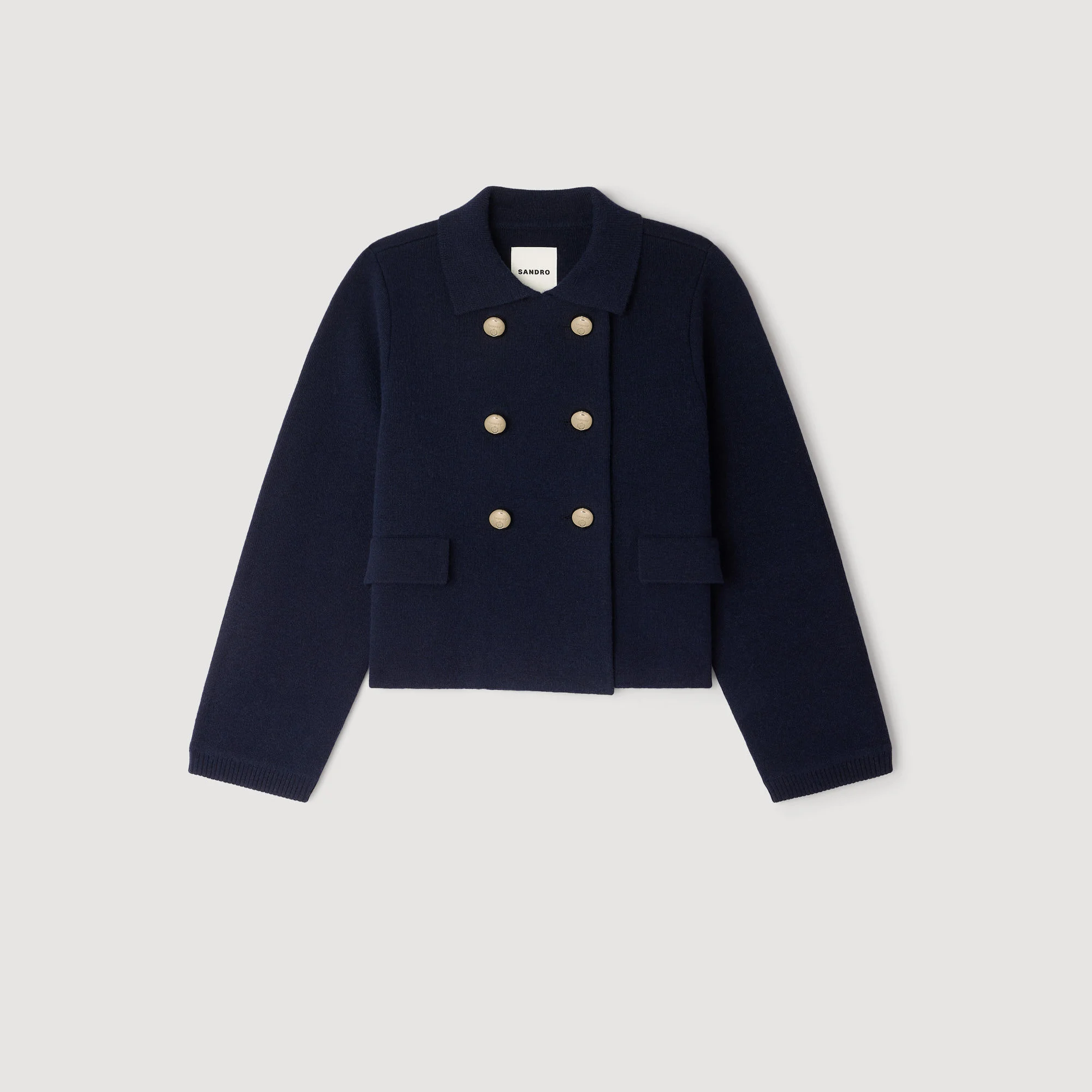 Dubbelskjortad cardigan