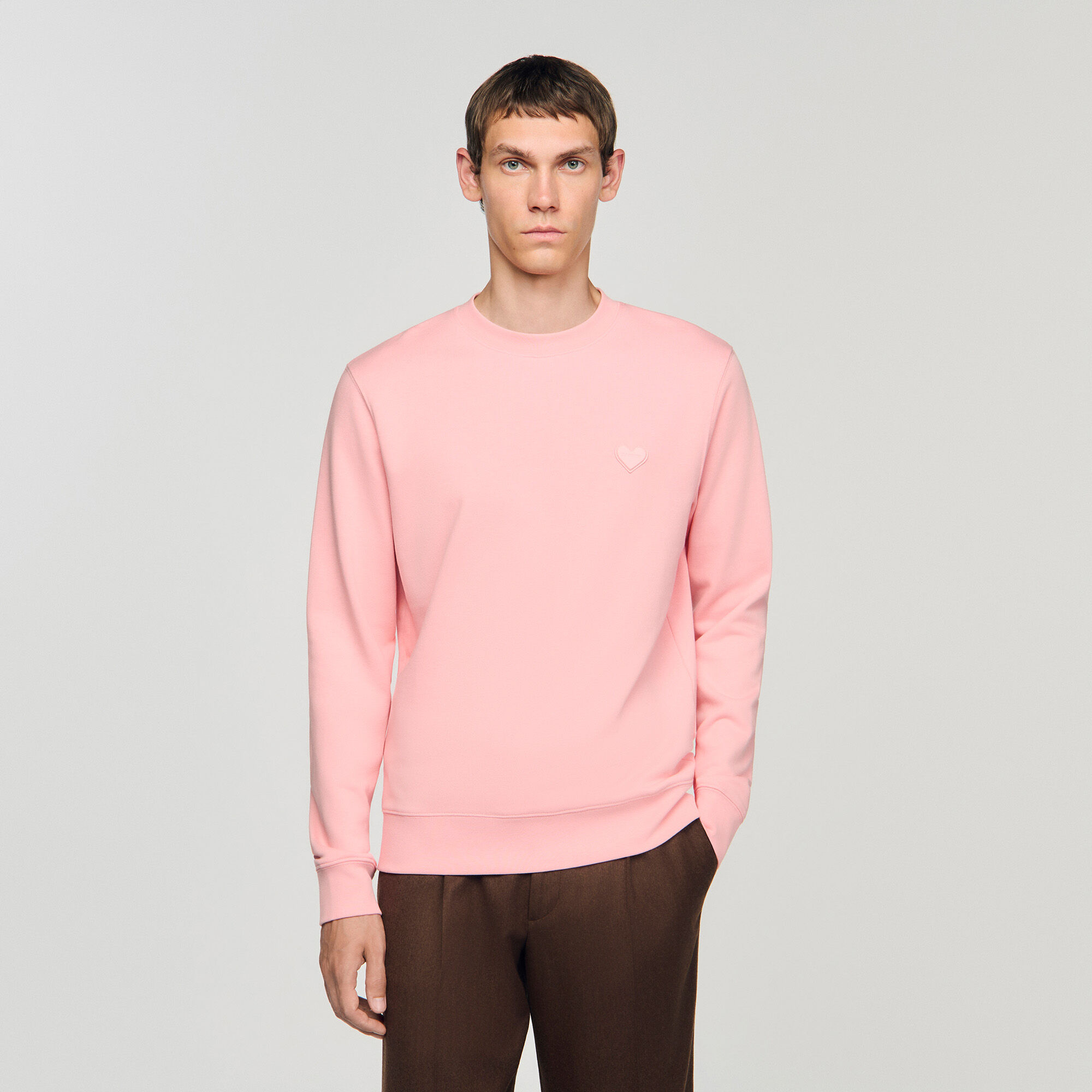Hjärta patch crewneck
