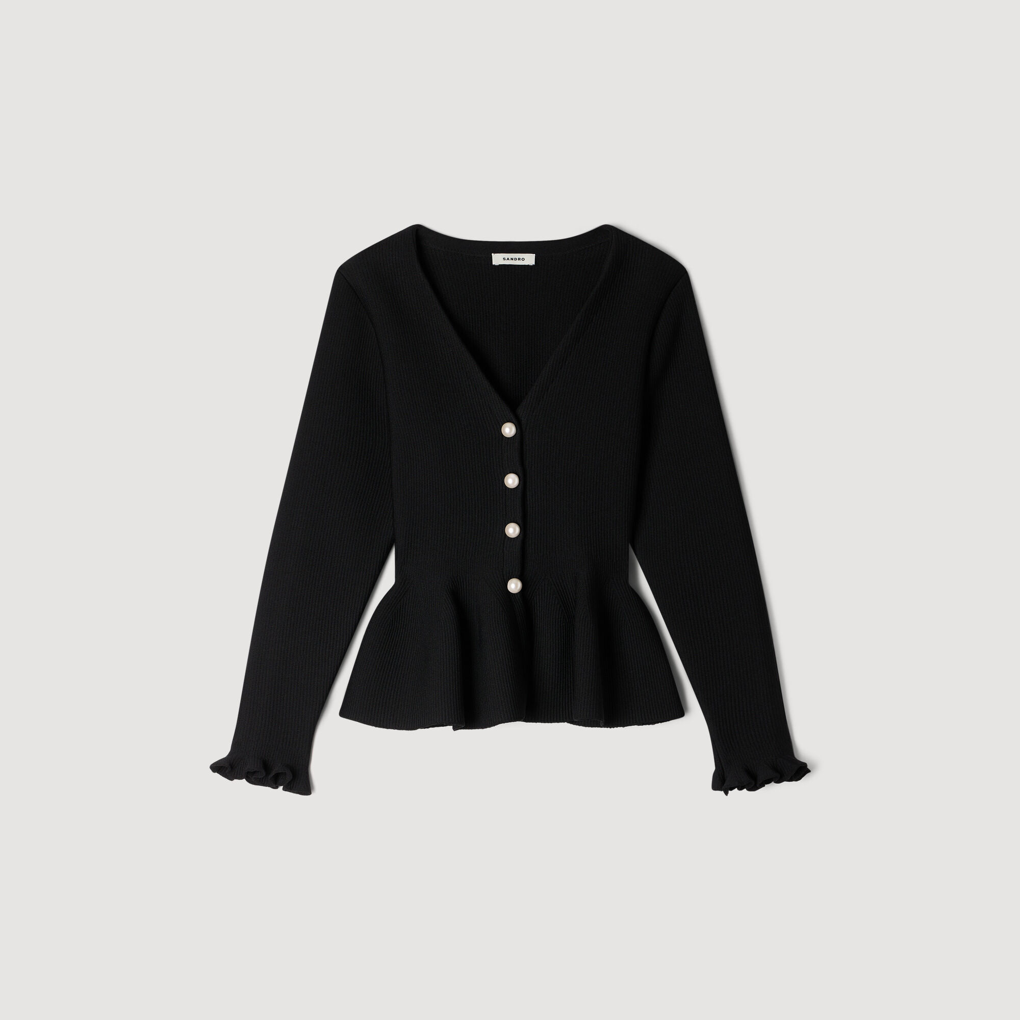 Peplum-kardigan