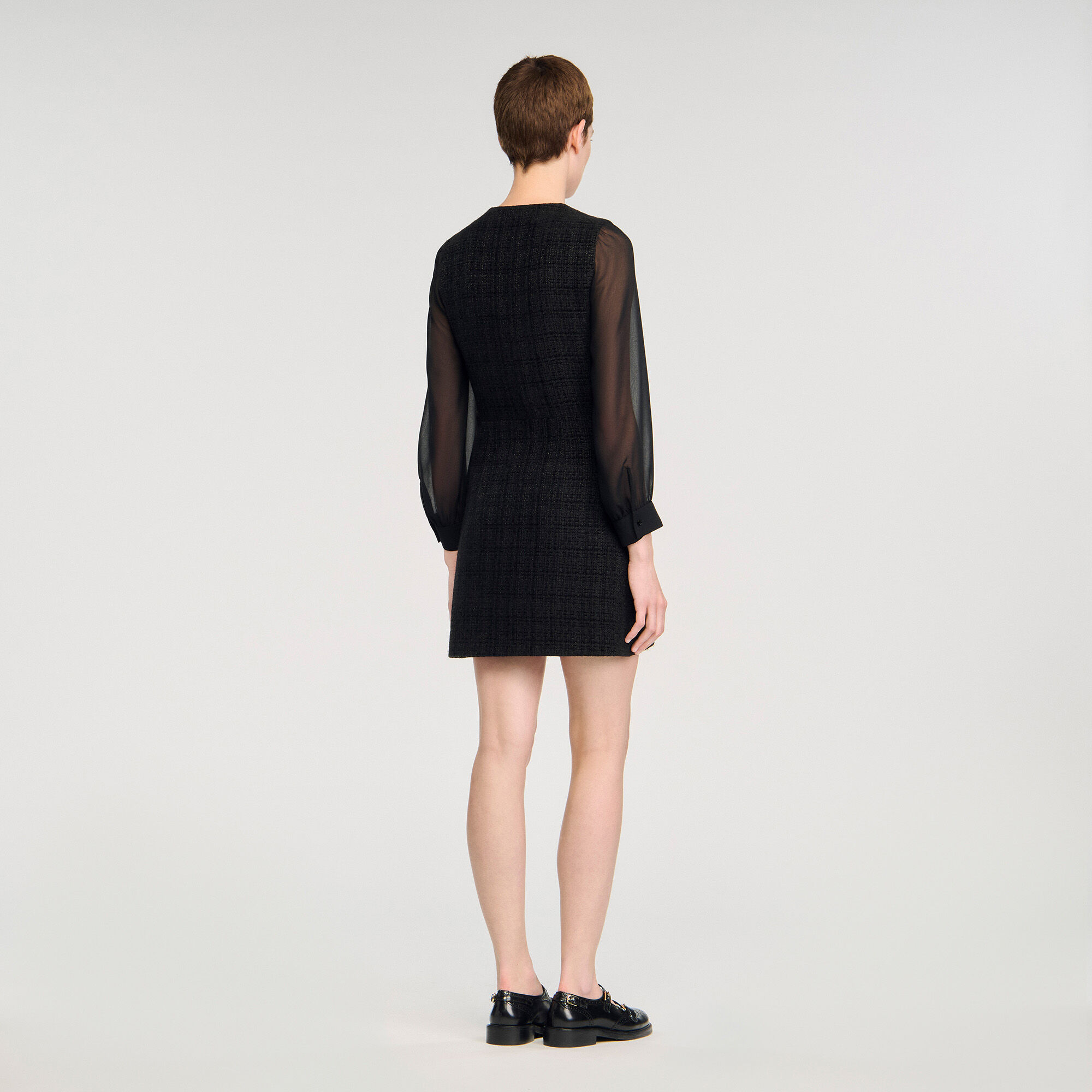 Långärmlad minidress