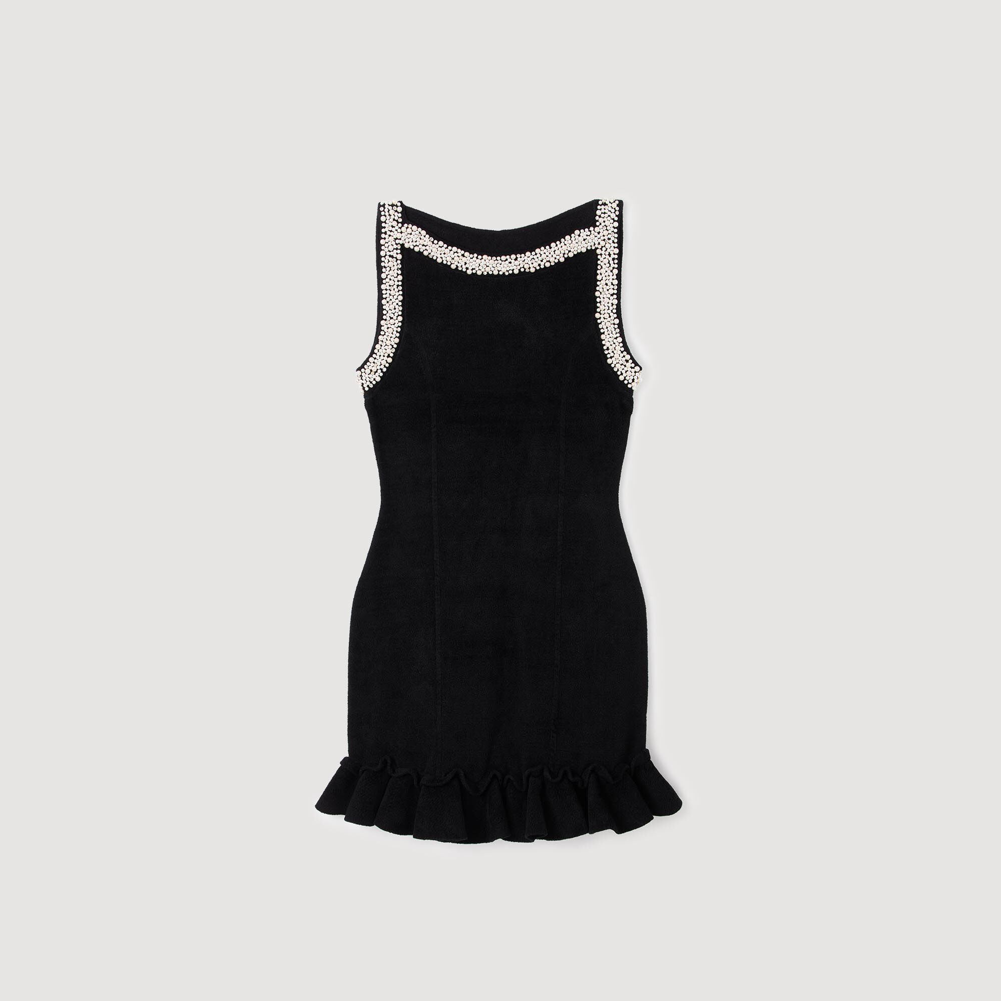 Minidress med pärlor