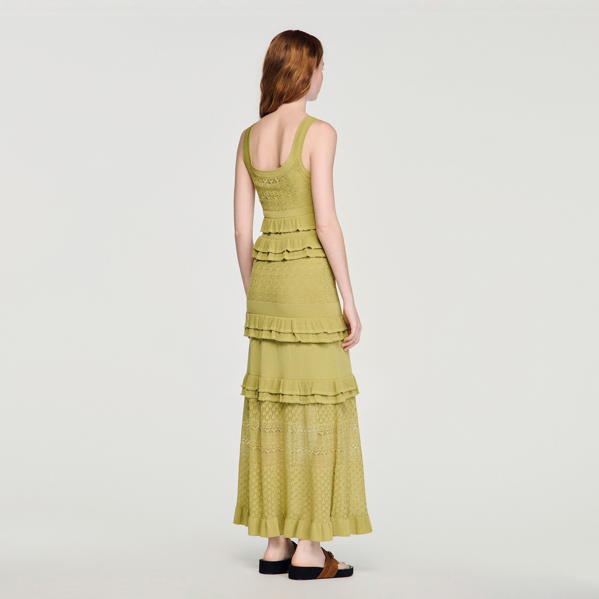 Krålförgjuten tröja maxi dress