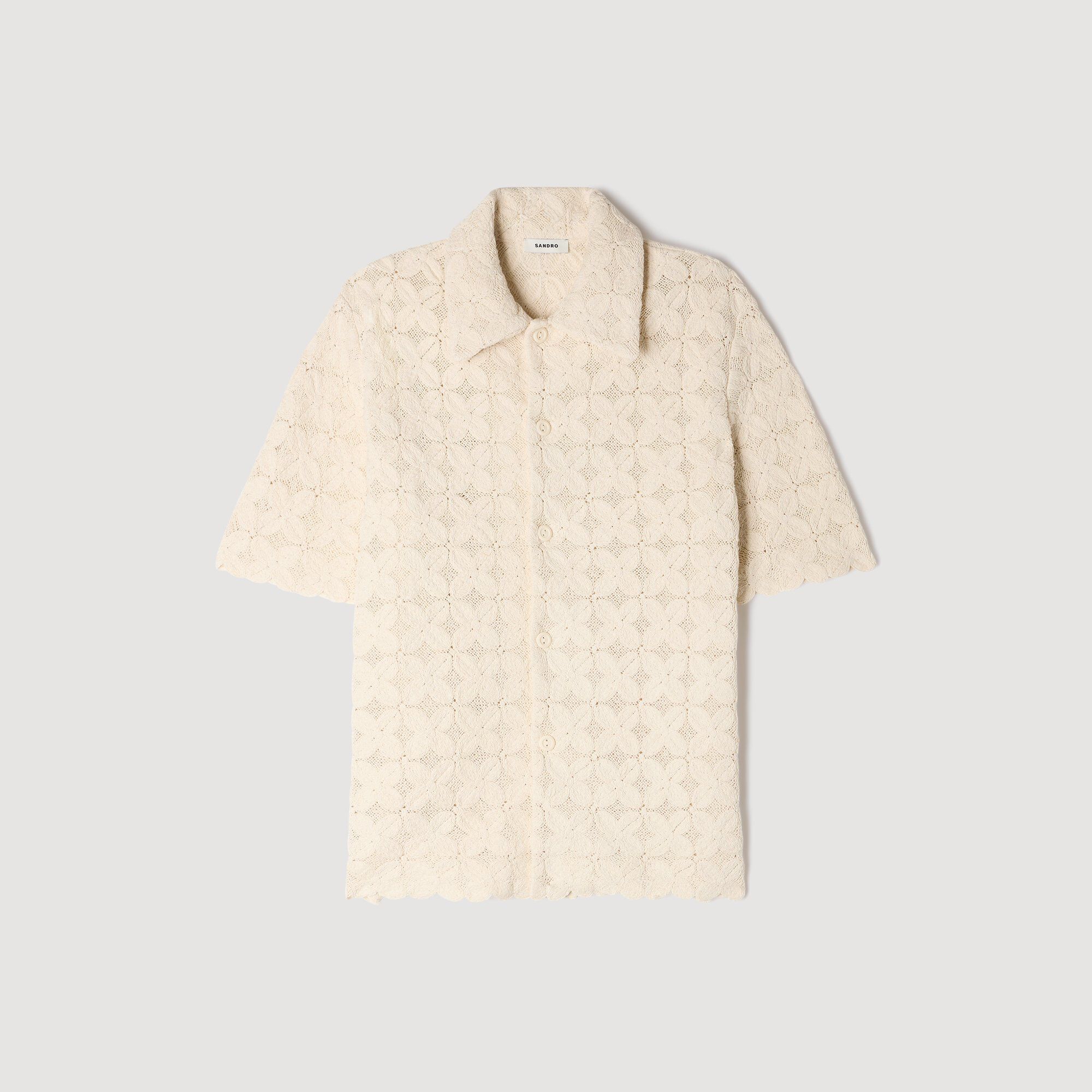 Cotton broderie anglaise-tröja