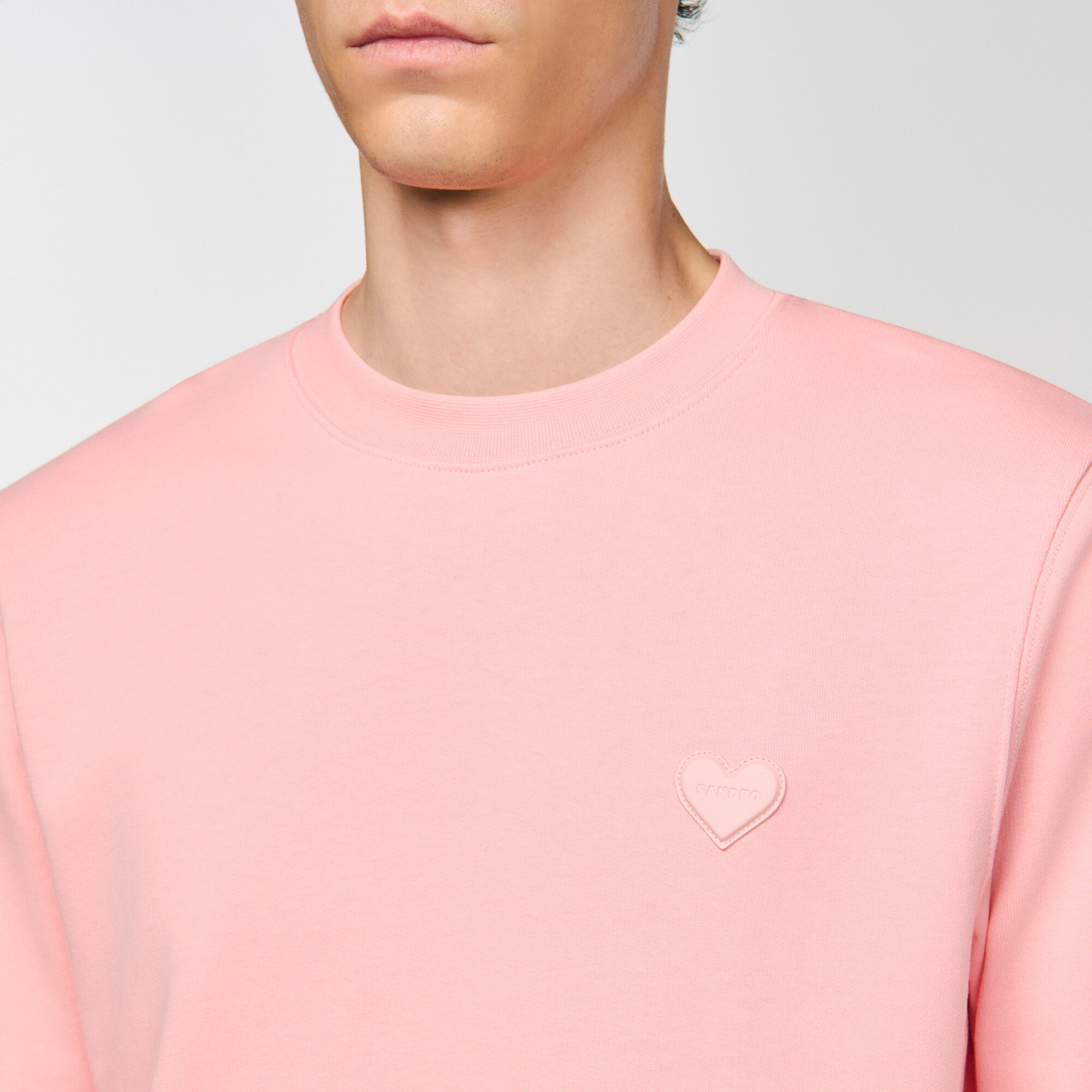 Hjärta patch crewneck