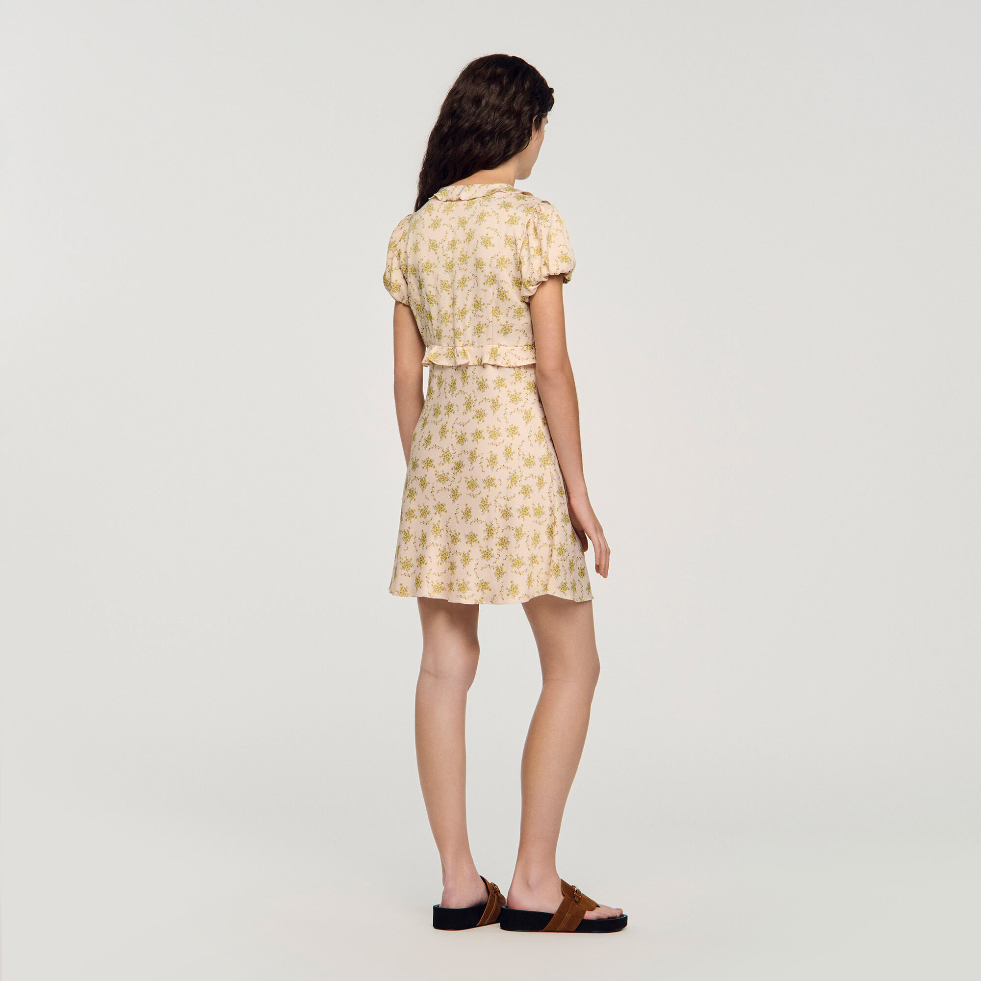 Blomstertryckt minidress
