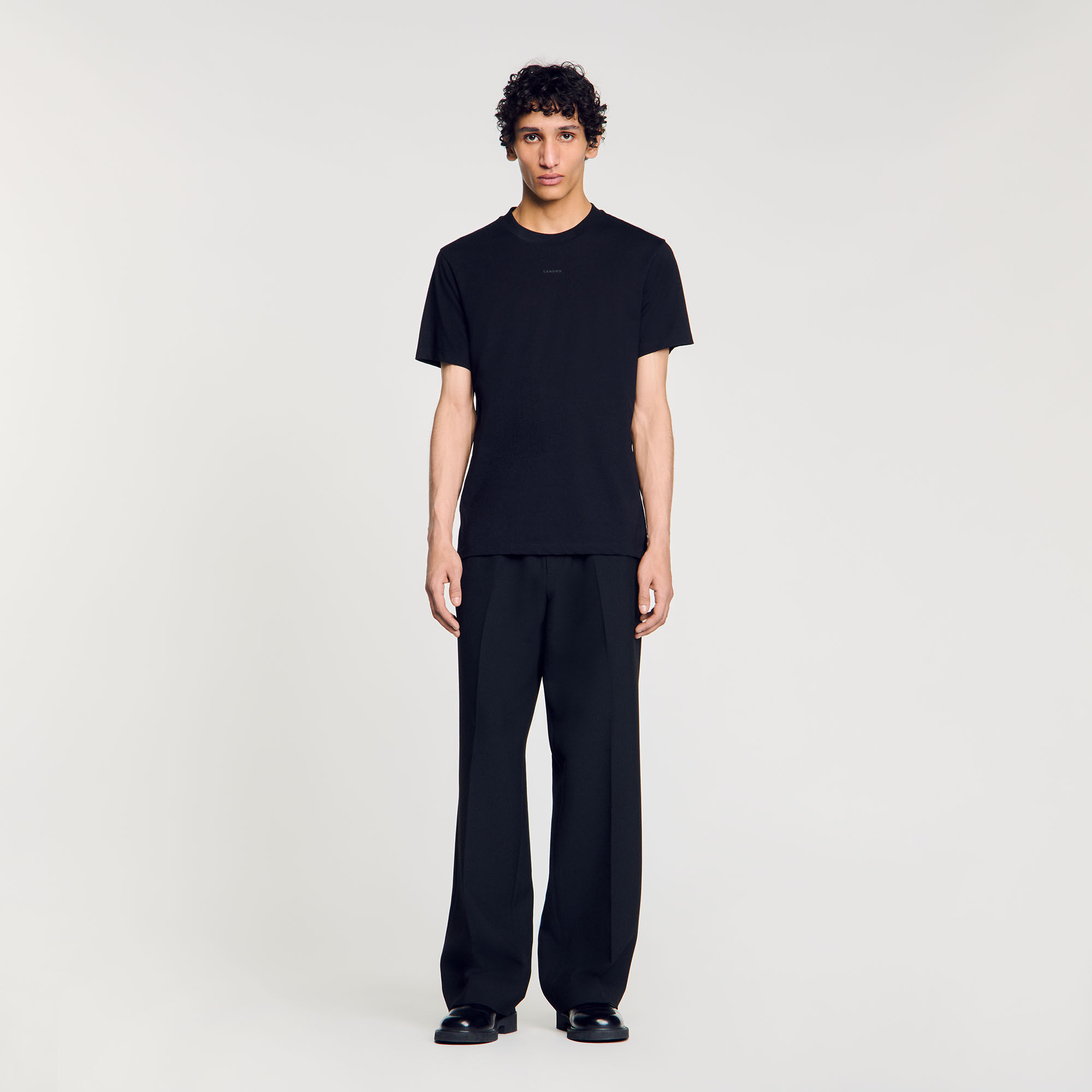 Cotton-T-shirt med logotyp