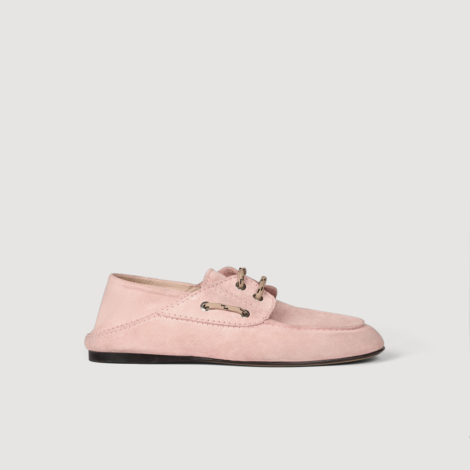 Suede båtskorna loafers