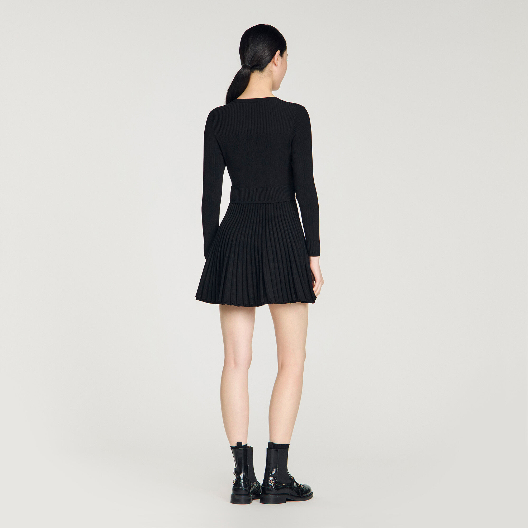 Flikkig kantad minidress